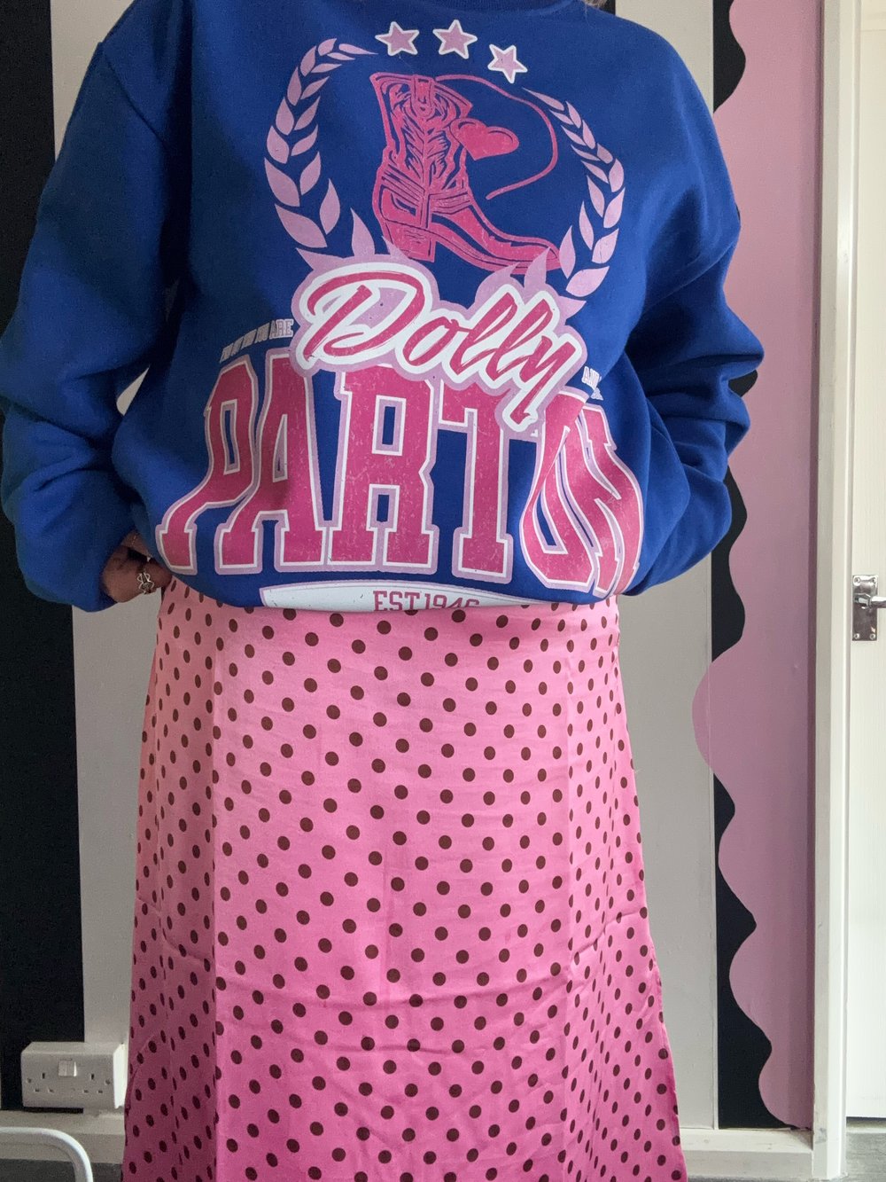 Image of Dolly varsity jumper