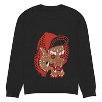 Image 7 of Cali Oni Knitted crew neck sweater