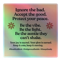 Image 1 of Affirmation Holographic sticker