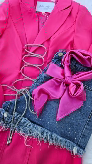 Image of Elena Rhinestone Shorts
