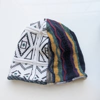 Image 2 of Upcycled Reversible Beanie Cotton Blend 16
