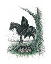 Image 1 of The Black Rider - Ringwraith LOTR 11x14 Signed Print