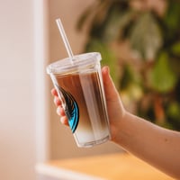 Image 2 of Clear plastic tumbler - Rebel Loon