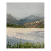 Image 1 of ‘Misty Mountain’ 2024 Oil on canvas 