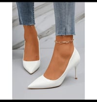 Image 3 of White Pumps