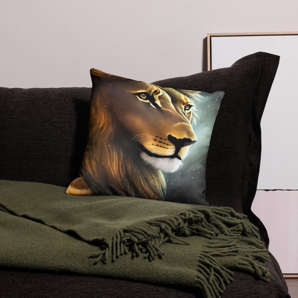 Image of King of The Jungle - Premium Pillow