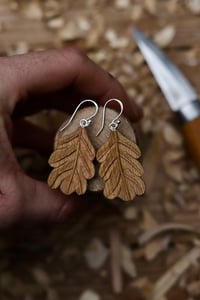 Image 3 of Oak Leaf Earrings set
