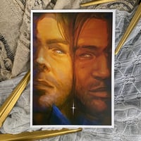 Image 1 of ⟡ Arthur & Charles "Baby Blues/Wide-Eyed Browns" Mini Print ⟡