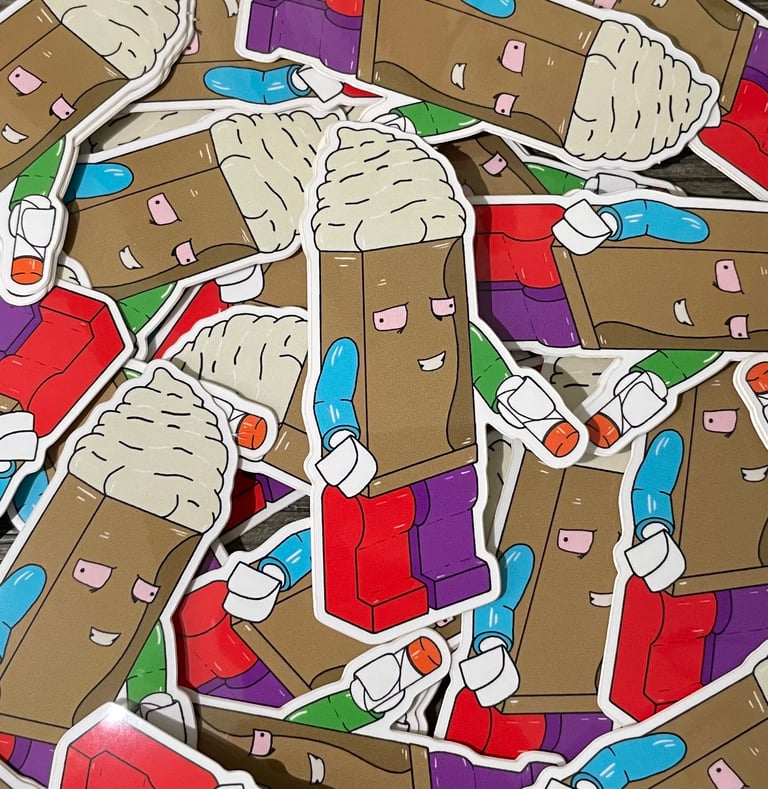 Lego Cannoli Sticker 