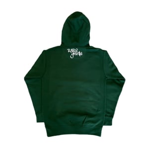 Image of Ghost Hoodie in Forest Green/White/Red