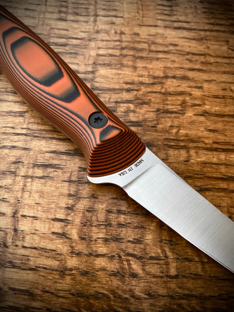 Image of 6" Boning Knife Black/Orange (Semi-Stiff)