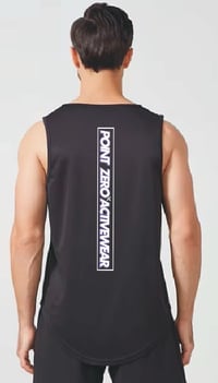 Image 2 of Black Mesh Box Logo Tank