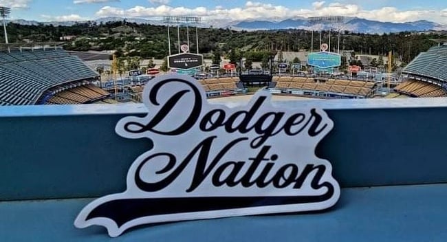Dodger Nation decal 