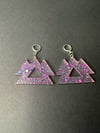 Purple Sparkle Wakaan Earrings 