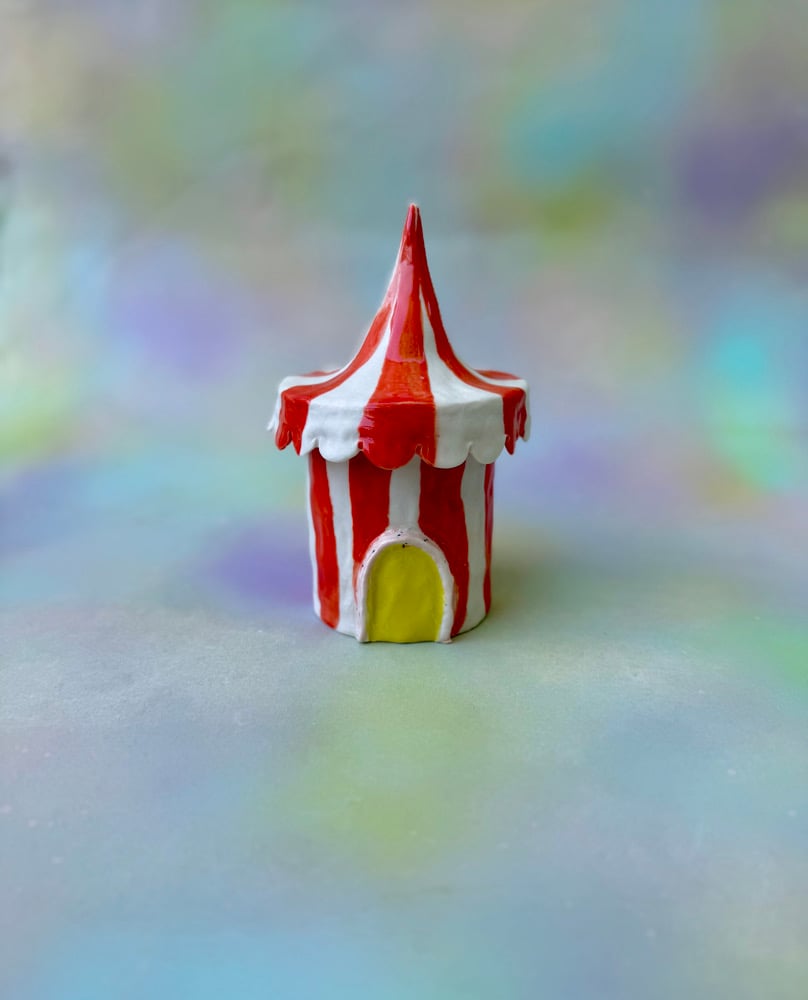 Image of circus tent jar