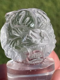 Image 3 of Clear Quartz Crystal Tiger Carving #1794