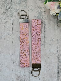 Image 8 of Vintage Embossed Wristlet Keychain