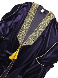 Image 2 of Tatreeze Velvet Abaya (Made in Jordan)