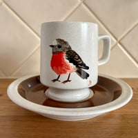 Image 1 of Scarlet Robin Cup & Saucer