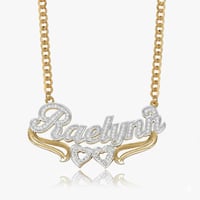 Image 2 of Double plated  name necklace 