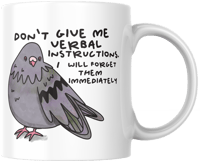 Verbal Instructions Mug
