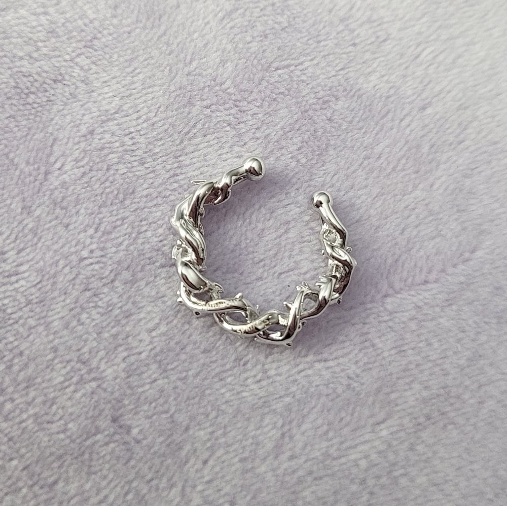 Image of [PREORDER] Thorns Septum Rings - 16G and Faux