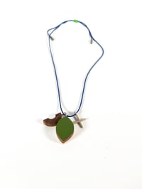 Image 2 of Nomadic Collection - Shape Necklace Cream, Khaki and Wasabi 