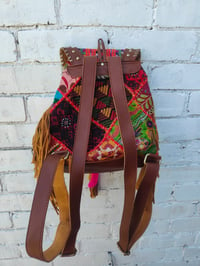 Image 6 of LA -Mini Back Pack- leather adjustable straps and top handles