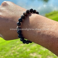 Image 3 of Silver Obsidian Bracelet (Just 1 left!) 