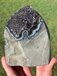 Image 12 of Druzy Amethyst Base Cut #1216
