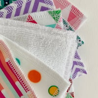 Image 2 of Geometric Reusable Facewipes 7 pack