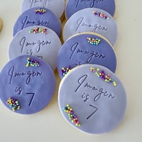 Image 1 of Design Your Own ROUND Cookies