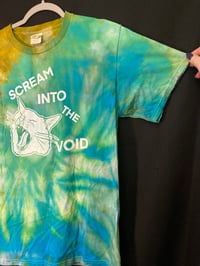 Image 3 of MEDIUM Scream Into The Void Tie Dye Shirt  2