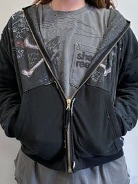 Image 3 of DRAGONSLAYER RAGLAN ZIP HOODIE