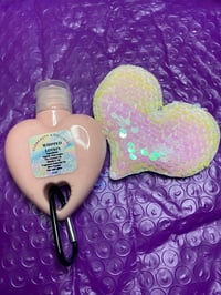 Image 1 of Whipped Glitter Pink Lotion Stardust-Keychain 