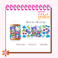 Summer HK friends UV DTF Cup wrap