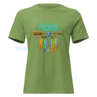 Image 6 of Women's Relaxed T-Shirt, Free Spirit Arrow & Feathers, Western Theme Tee