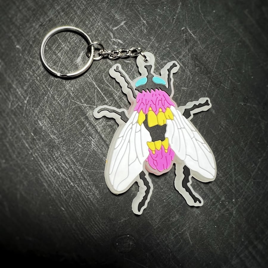 Image of Glow in the dark Fly Boi keychain 