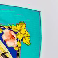 Image 19 of Hermès Cashmere Shawl  "Tropiques" by Laurence Bourthoumieux 140cm