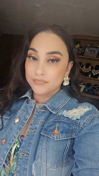 Image 7 of Crop Denim Jacket 