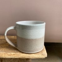 Image 2 of Tall Mug - white & ivory
