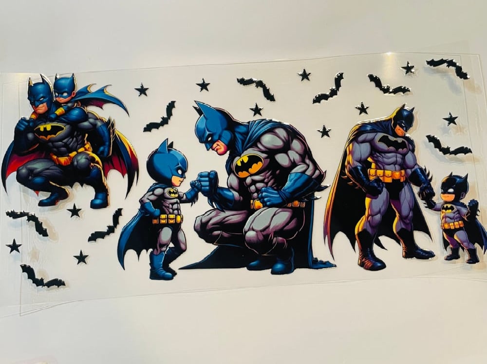 Image of Batman w/ his little