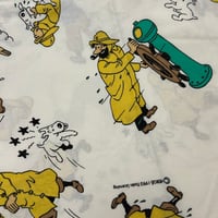 Image 2 of Drap plat vintage + 1 grande taie traversin : tintin