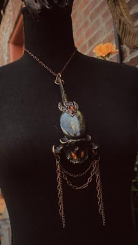 Image 9 of Adorned deer vertebrae talisman 