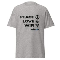 Image 1 of Unisex classic tee peace Love WiFi