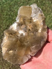 Image 14 of Barite & Yellow Cubic Fluorite From Beijing #2458