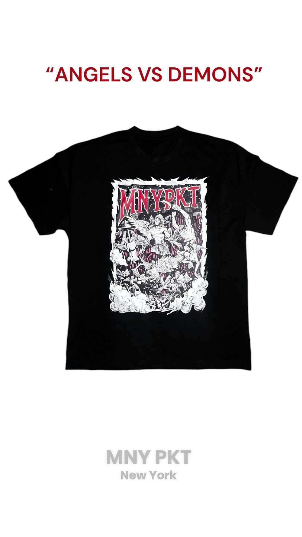 ANGELS VS DEMONS T-SHIRT// SERIES 1