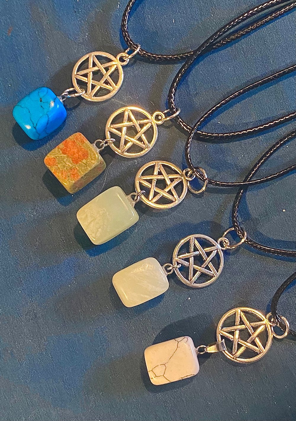 Image of Pentagram (Various Shaped Crystal Pendant) Necklaces 