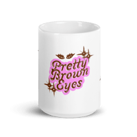 Image 1 of Pretty Brown Eyes Coffee Mug
