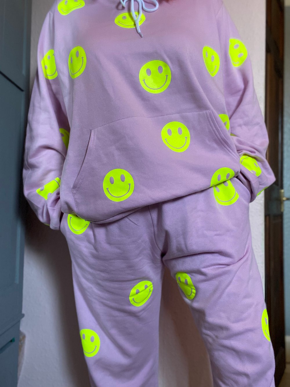 Image of Lilac happy hooded tracksuit (sold separately)